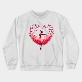 Dance is the language of the soul, and a ballerina speaks it fluently Crewneck Sweatshirt